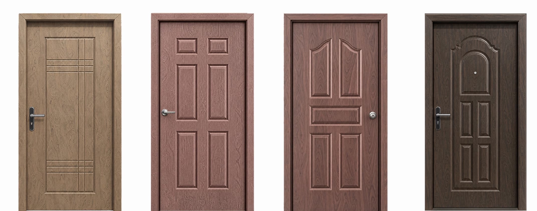 STEEL DOOR WOODEN FINISH WITH EMBOSS