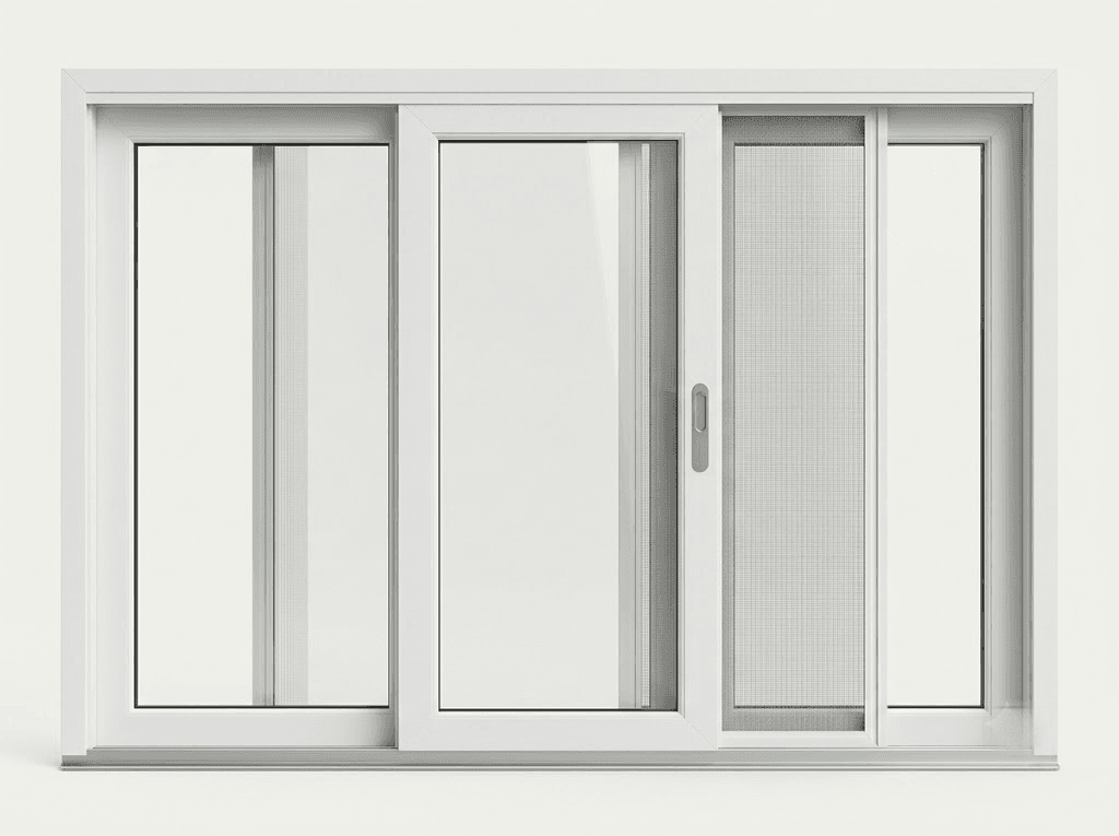 DORPRIME UPVC Sliding Window with Integrated Mosquito Mesh